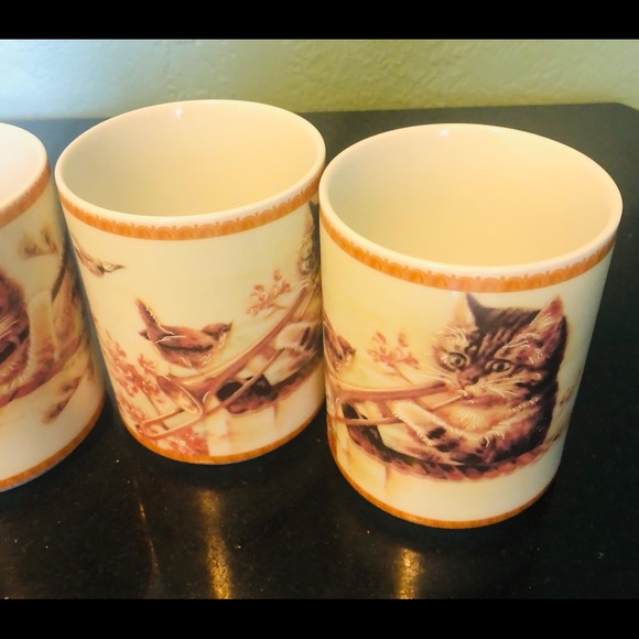 Four Coffee/Tea Mug/Cups 8 Oz. - Picture 6 of 9